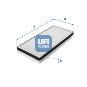 53.012.00 Filter vnútorného priestoru UFI