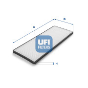 53.015.00 Filter vnútorného priestoru UFI