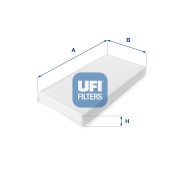 53.034.00 Filter vnútorného priestoru UFI