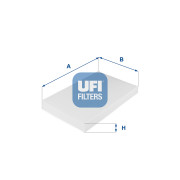 53.038.00 Filter vnútorného priestoru UFI