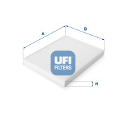 53.052.00 Filter vnútorného priestoru UFI