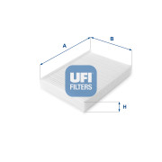 53.060.00 Filter vnútorného priestoru UFI