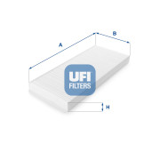 53.069.00 Filter vnútorného priestoru UFI