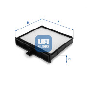 53.106.00 Filter vnútorného priestoru UFI