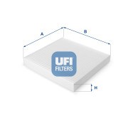 53.123.00 Filter vnútorného priestoru UFI