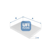 53.124.00 Filter vnútorného priestoru UFI