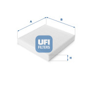 53.129.00 Filter vnútorného priestoru UFI