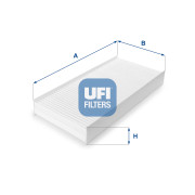 53.136.00 Filter vnútorného priestoru UFI