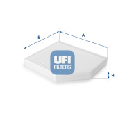 53.153.00 Filter vnútorného priestoru UFI
