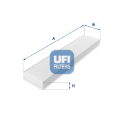 53.162.00 Filter vnútorného priestoru UFI