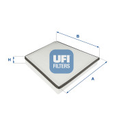 53.245.00 Filter vnútorného priestoru UFI