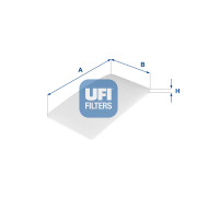 53.322.00 Filter vnútorného priestoru UFI