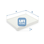 53.379.00 Filter vnútorného priestoru UFI