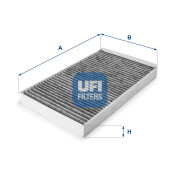 54.145.00 Filter vnútorného priestoru UFI