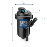 55.116.00 Palivový filter UFI