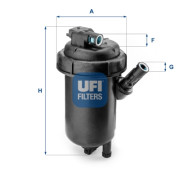 55.120.00 Palivový filter UFI