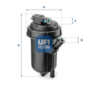 55.125.00 Palivový filter UFI