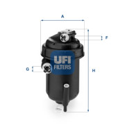 55.143.00 Palivový filter UFI