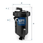 55.147.00 Palivový filter UFI