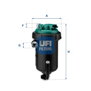 55.148.00 Palivový filter UFI