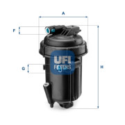 55.163.00 Palivový filter UFI
