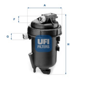 55.179.00 Palivový filter UFI