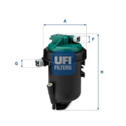 55.181.00 Palivový filter UFI