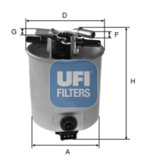 55.393.00 Palivový filter UFI