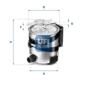 55.418.00 Palivový filter UFI