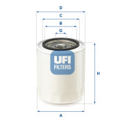 80.059.00 Hydraulický filter automatickej prevodovky UFI