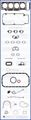 50043700 Kompletná sada tesnení motora FIBERMAX AJUSA