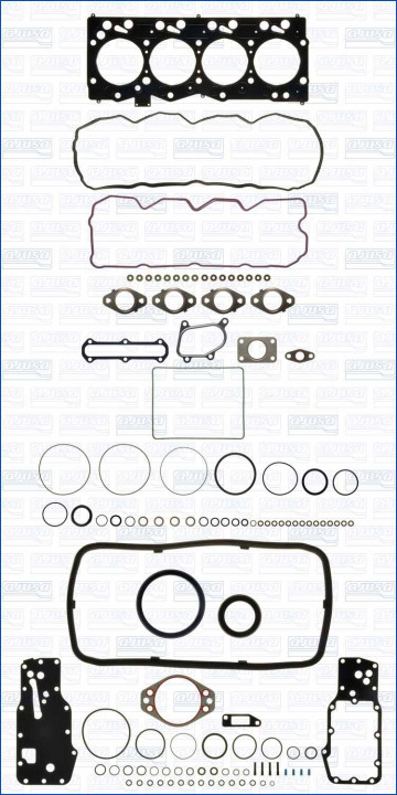 50380400 Kompletná sada tesnení motora MULTILAYER STEEL AJUSA