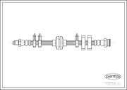 19018130 Brzdová hadica CORTECO