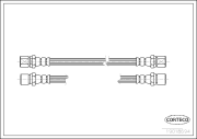 19018694 Brzdová hadica CORTECO