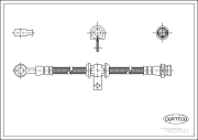 19030521 Brzdová hadica CORTECO