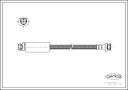 19032179 Brzdová hadica CORTECO