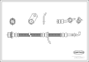 19033057 Brzdová hadica CORTECO