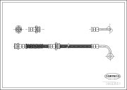 19033557 Brzdová hadica CORTECO