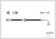 19033583 Brzdová hadica CORTECO