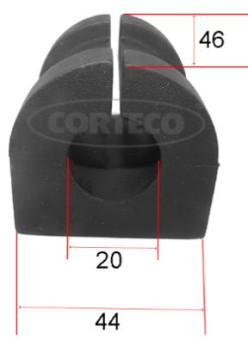 49363595 Ulożenie priečneho stabilizátora CORTECO