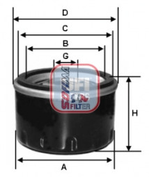 S 3257 R Hydraulický filter automatickej prevodovky SOFIMA