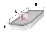 S 3366 A Vzduchový filter SOFIMA