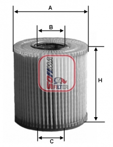 S 5002 PE Olejový filter SOFIMA