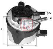 S 5170 GC Palivový filter SOFIMA