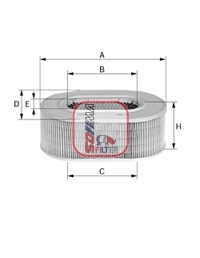 S 7591 A Vzduchový filter SOFIMA