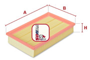 S 3241 A Vzduchový filter SOFIMA