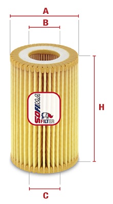 S 5022 PE Olejový filter SOFIMA