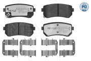 025 243 2015/PD Sada brzdových platničiek kotúčovej brzdy MEYLE-PD: Advanced design and technology. MEYLE