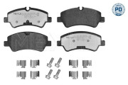 025 256 0418/PD Sada brzdových platničiek kotúčovej brzdy MEYLE-PD: Advanced design and technology. MEYLE