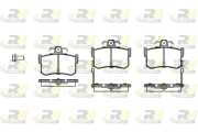 2251.12 Sada brzdových platničiek kotúčovej brzdy ROADHOUSE